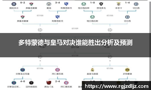 多特蒙德与皇马对决谁能胜出分析及预测